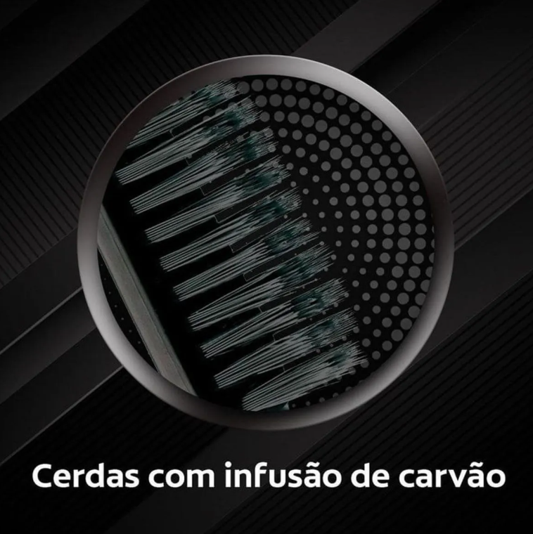Kit de Escovas De Dentes Colgate Slim Soft Black Com 4 Unidades - Imagem 3