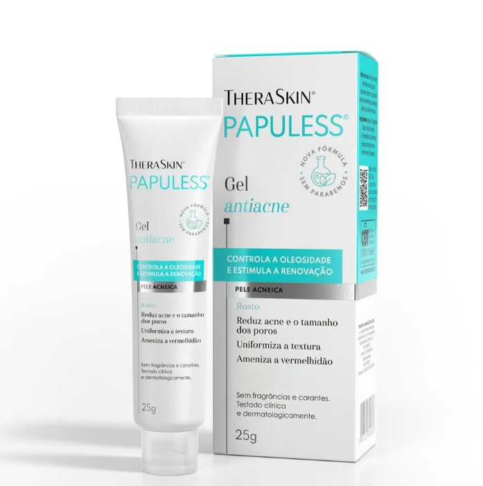 Gel Antiacne Papuless Theraskin com 25g