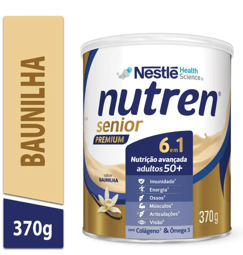 Nutren Senior Premium sabor Baunilha 370g - Imagem 3